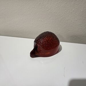 Viking Glass Amber Hedgehog